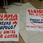 manifesti di potere al popolo labaro