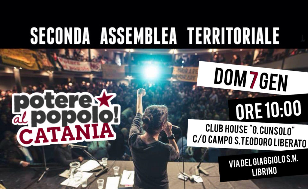 Catania resoconto seconda assemblea - Potere al Popolo