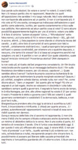 Le parole di Ivano Marescotti nel suo post di Facebook