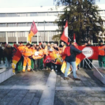 Milano: Presidio dei lavoratori dei servizi di Igiene Ambientale