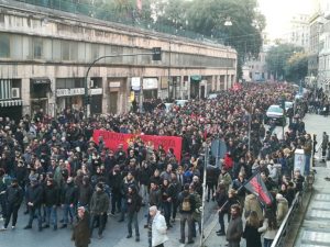 Corteo Antifascista a Genova