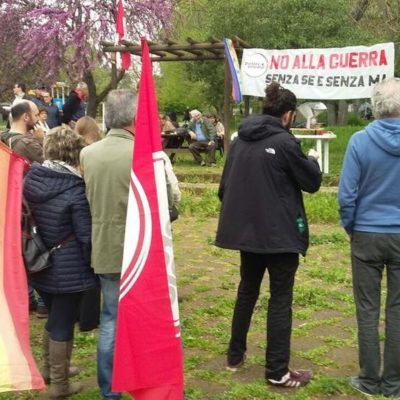 Roma no alla guerra potere al popolo