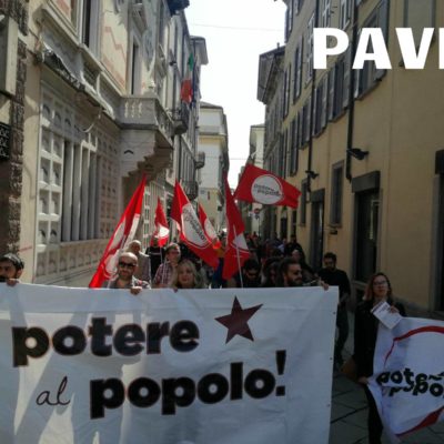 pavia 25 aprile potere al popolo