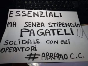 sciopero call center abramo