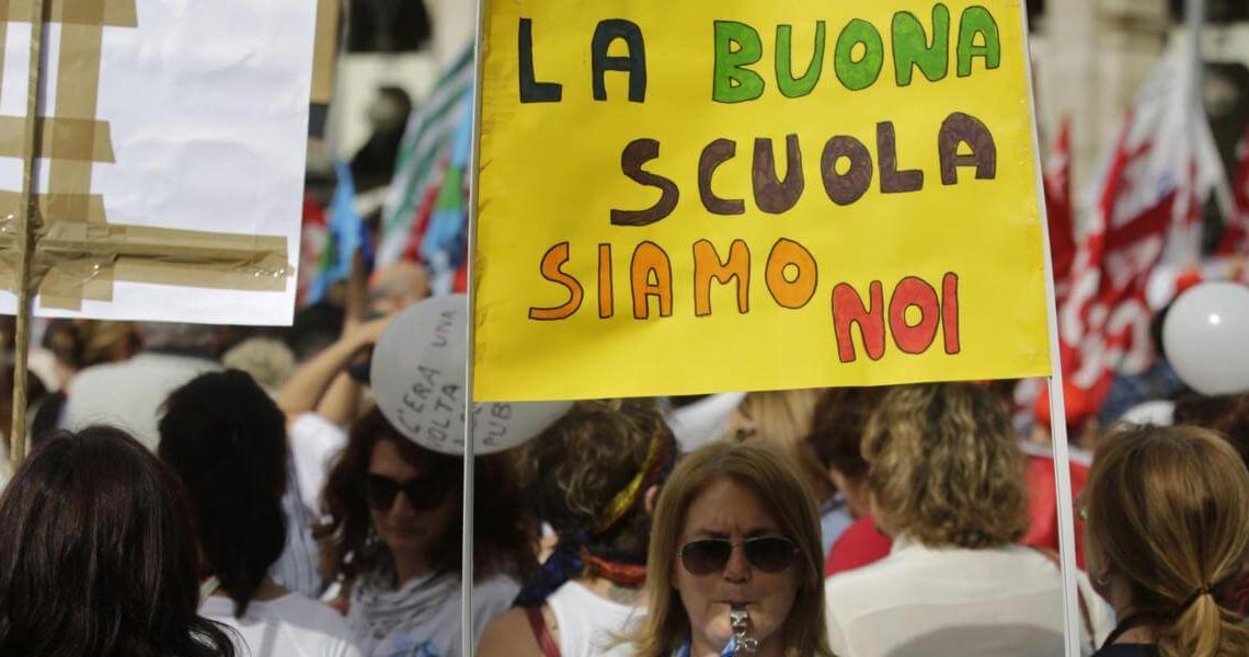 protesta buona scuola