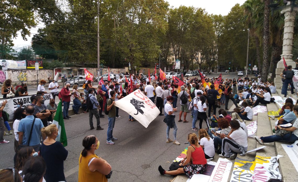 Manifestazione Precari Scuola