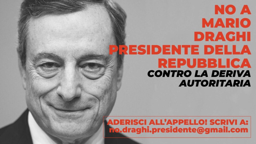 no a draghi presidente