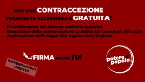 per una contraccezione accessibile e gratuita