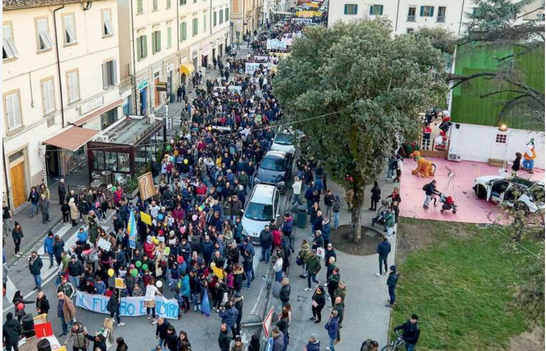 manifestazione contro il gassificatore a empoli