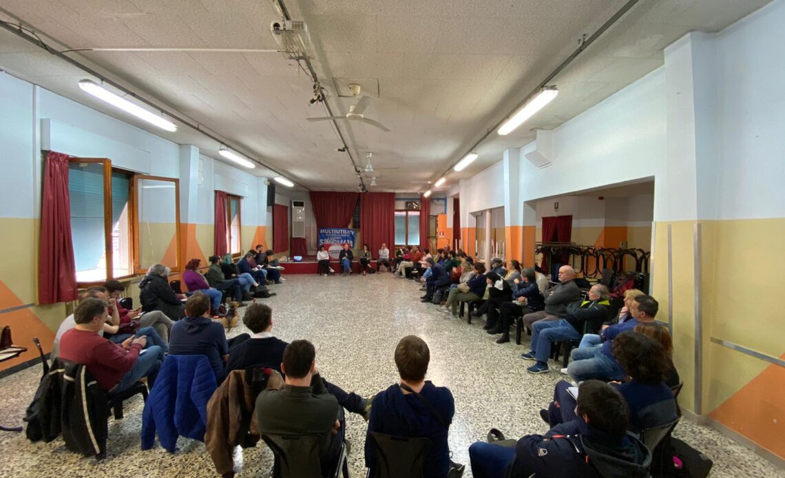 assemblea PaP Toscana contro la multiutility