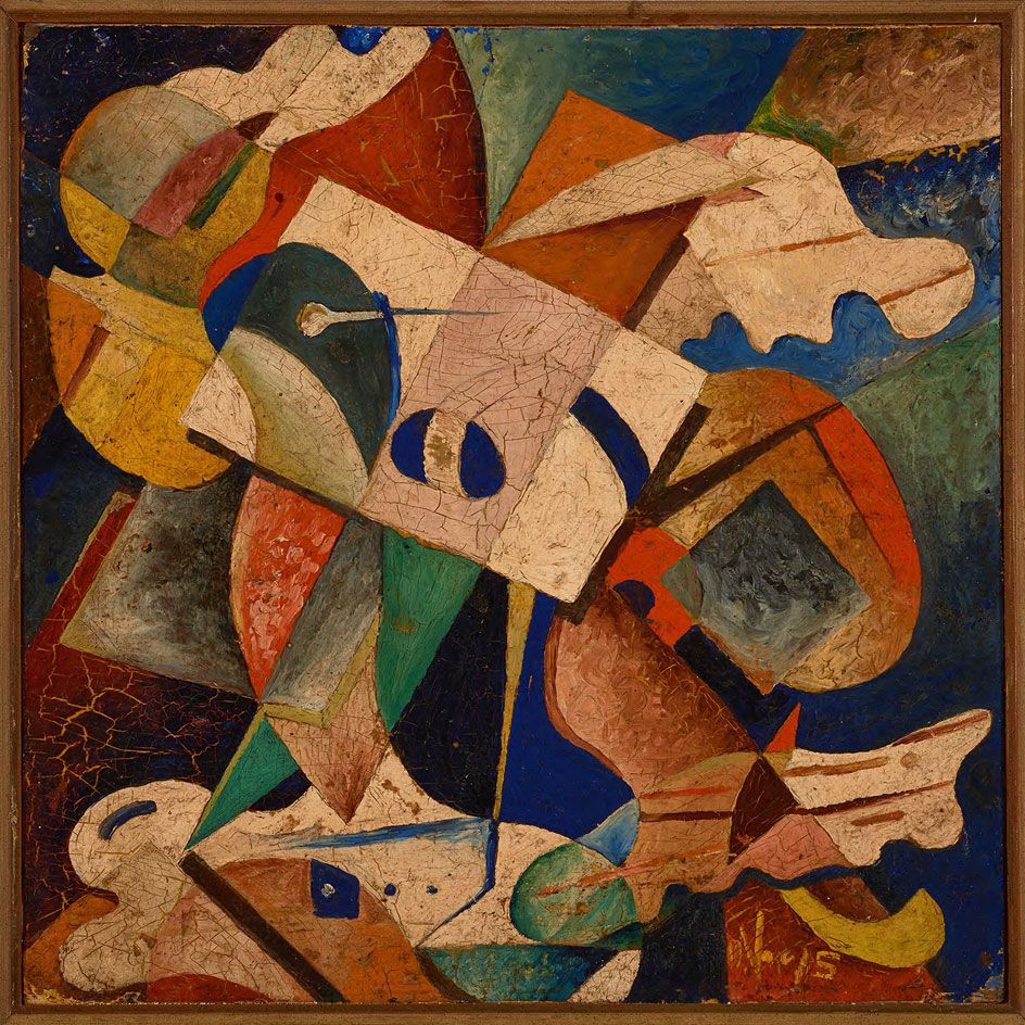 Oswaldo Vigas, Composición IV (Composition IV), 1943.