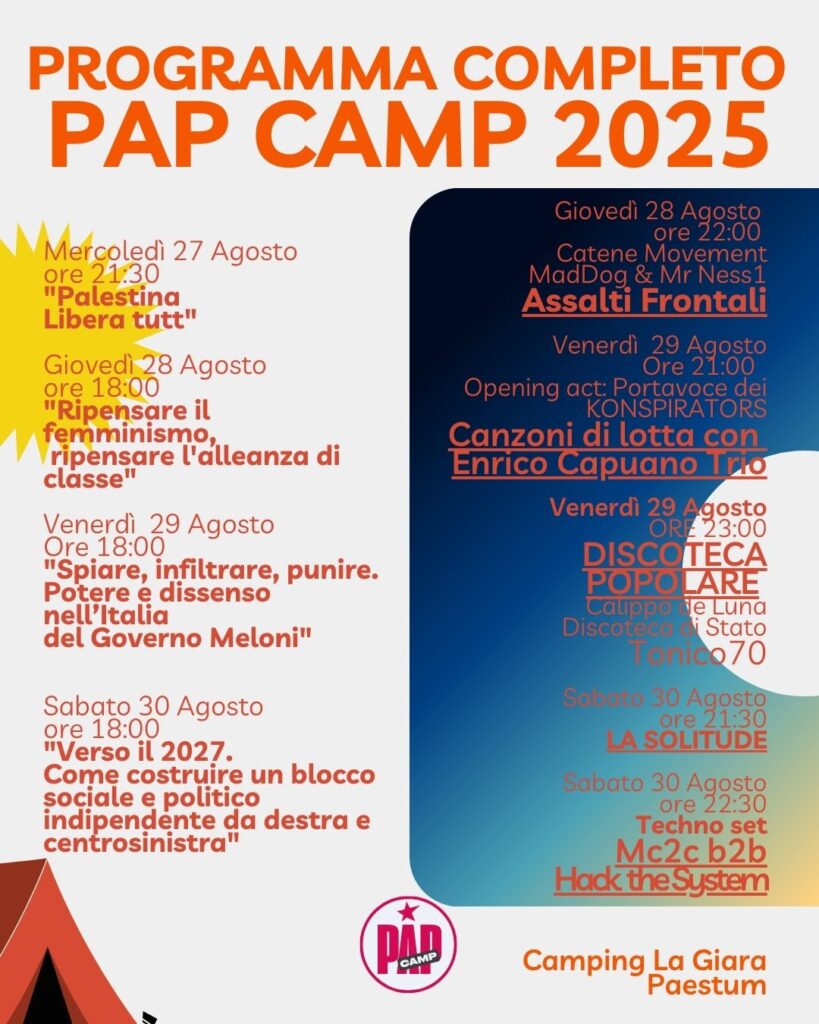 Programma PaP Camp 2025