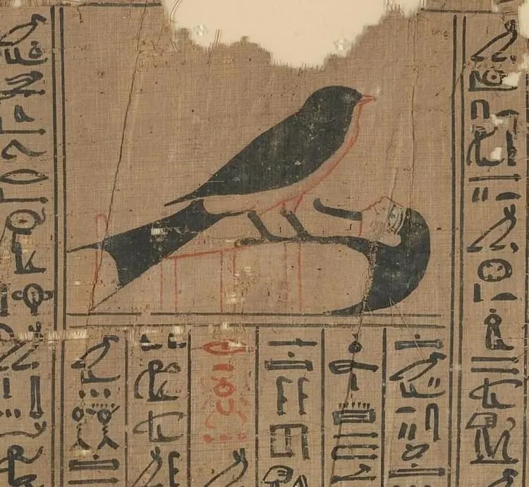Pharaonic Roll No. 5, c. 1300–1200 BCE, Egypt Museum, Cairo.