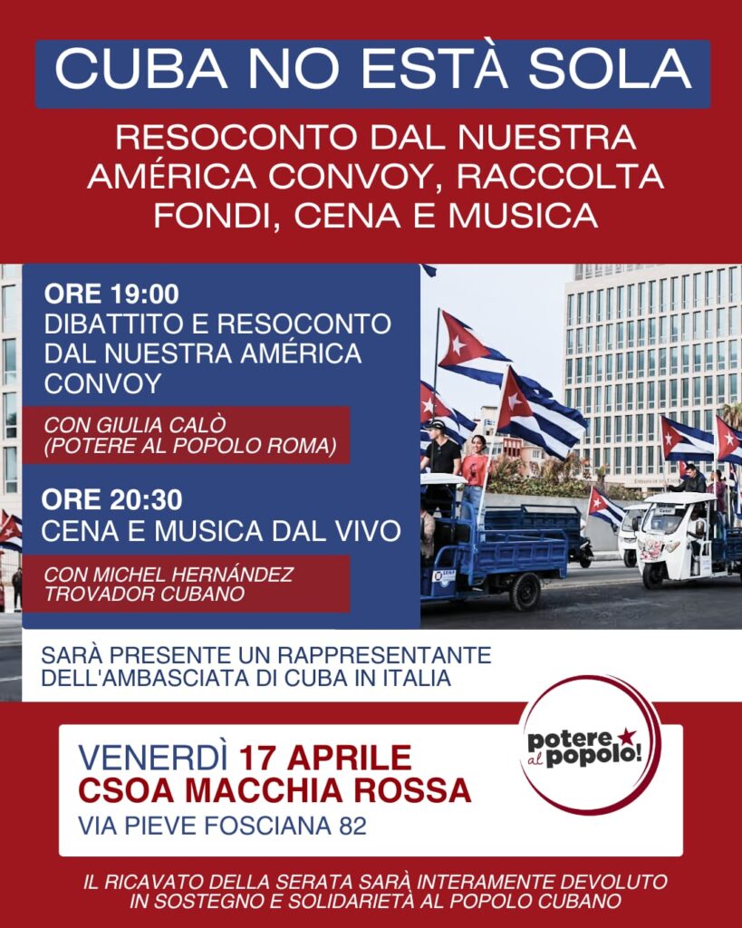 Cuba resoconto Roma