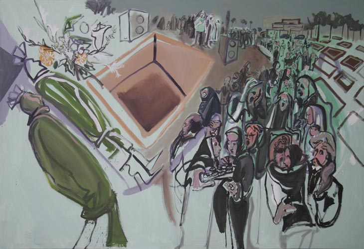 Rokni Haerizadeh (Iran), Typical Iranian Funeral, 2008.