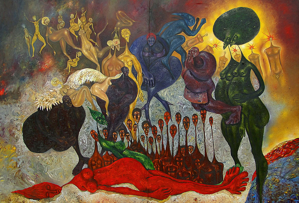 Anthony Okello (Kenya), Orders from Above, 2012.