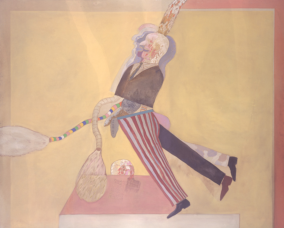 Antonio Seguí (Argentina). Untitled, 1965. Oil on canvas, 200 x 249 cm. Courtesy of Casa de las Américas (Cuba).