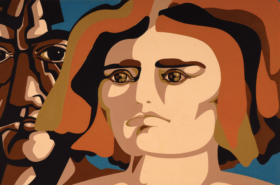 José Venturelli (Chile), Serigrafía (Serigraph), 1970, edition 15/90. 260 x 430 mm.