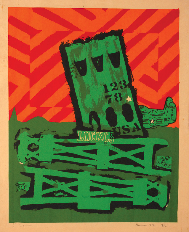 Silvano Lora (Dominican Republic), Serigrafía (Serigraph), 1976, edition 18/60. 640 x 570 mm.