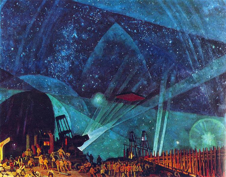 Konstantin Yuon (USSR), People, 1923.
