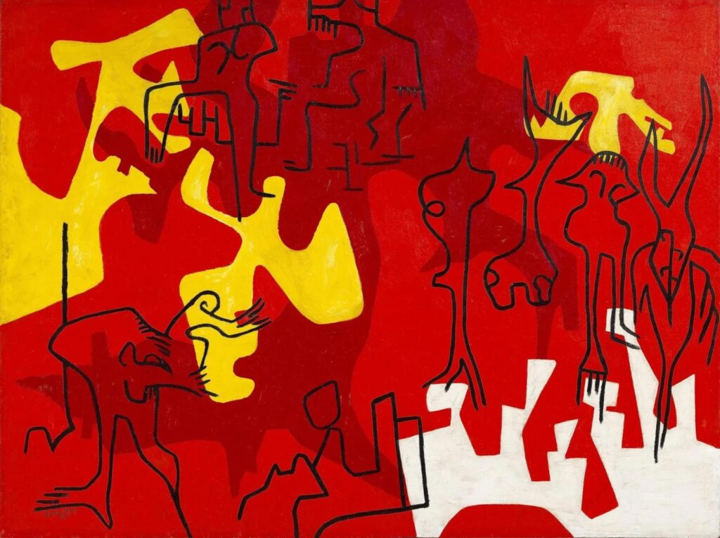 Uche Okeke (Nigeria), Ana Mmuo (Land of the Dead), 1961.